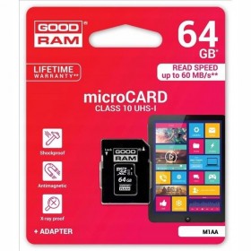 Karta Pamięci Goodram 64GB CL10 + adapter