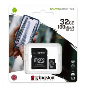 Karta Pamięci Kingston 32GB Canvas Select Plus + adapter